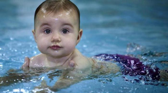 Дитячі басейни. Плавання з немовлям у ванні і басейні: корисні вправи