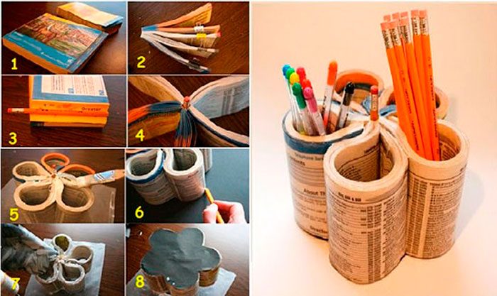 Підставки для олівців своїми руками з пляшки. Саморобні підставки для ручок своїми руками