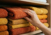 How to wrap towels for better bathroom storage